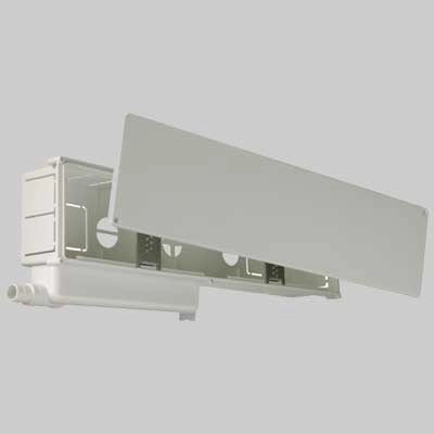 CASSETTA DI PREDISPOSIZIONE CON SIFONE  45 x 10 x 6     MADE IN ITALY