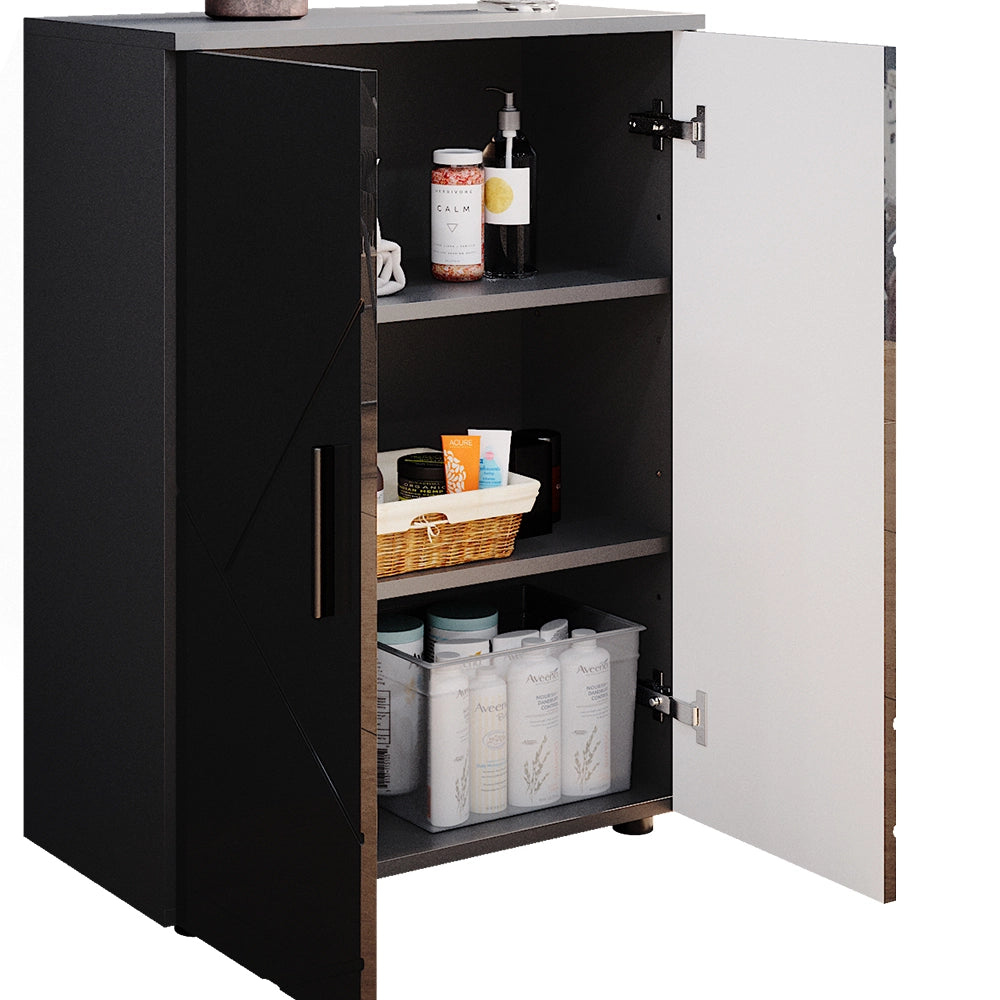 Vicco Mobiletto bagno Antracite lucido 60 x 81 cm