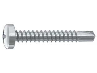 VITE AUTOPERFORANTE TC CAVA PH IN ACCIAIO ZINCATO BIANCO- - ø mm.3,5x13 - 1000 pezzi AMBROVIT