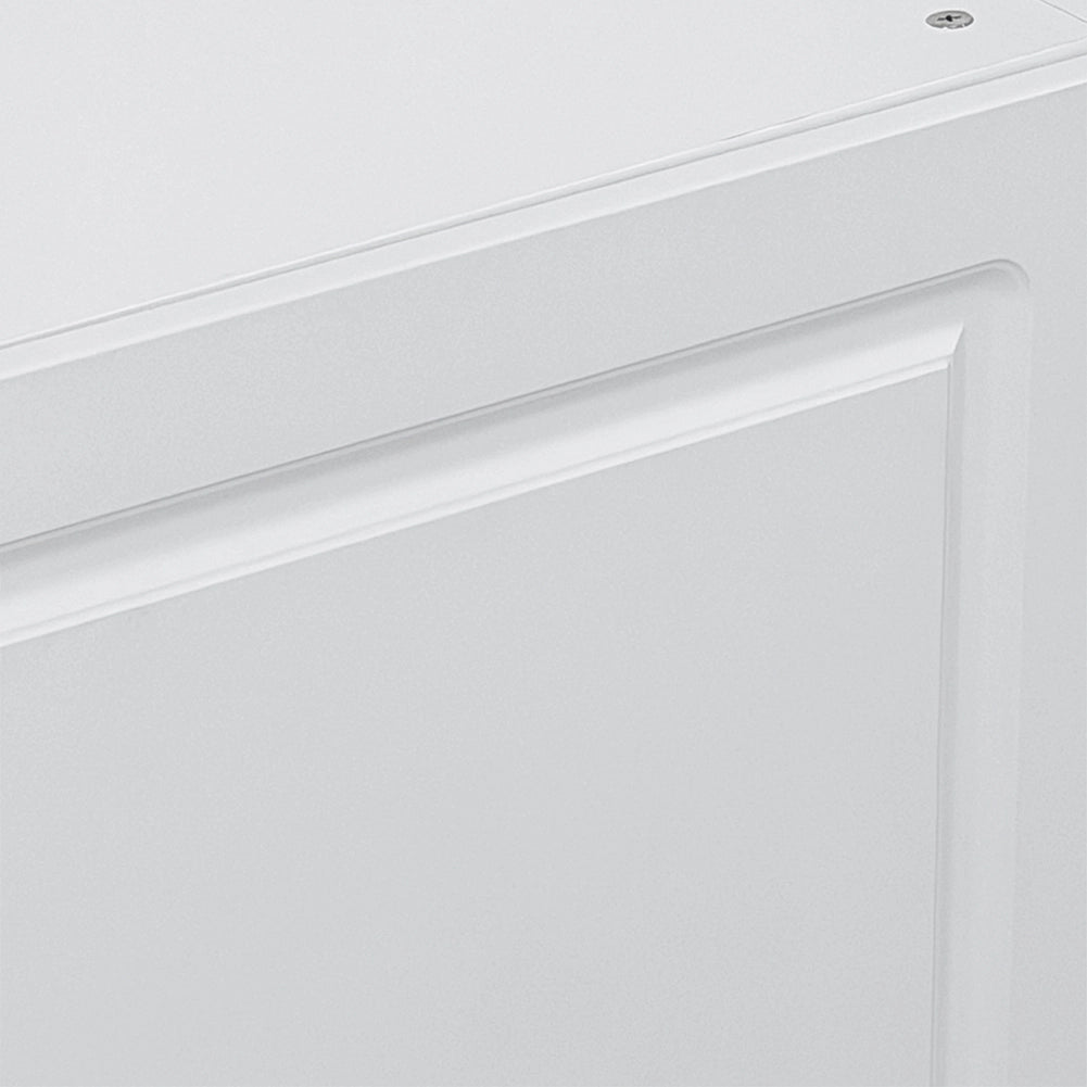 Mobile Base Cucina Componibile Boiserie Colore Bianco con 1 Anta e 2 Scomparti