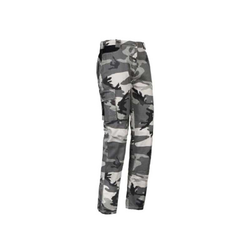 Pantalone Cotone Inverno Grigio S Mimetico Issa