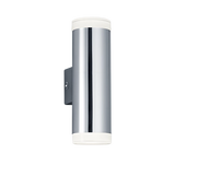 Applique Led Bagno Bi-emissione Luce Cromo Diffusore Bianco Ray GD Trio
