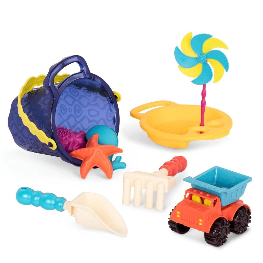 B. Toys - Medium Bucket Set - Navy