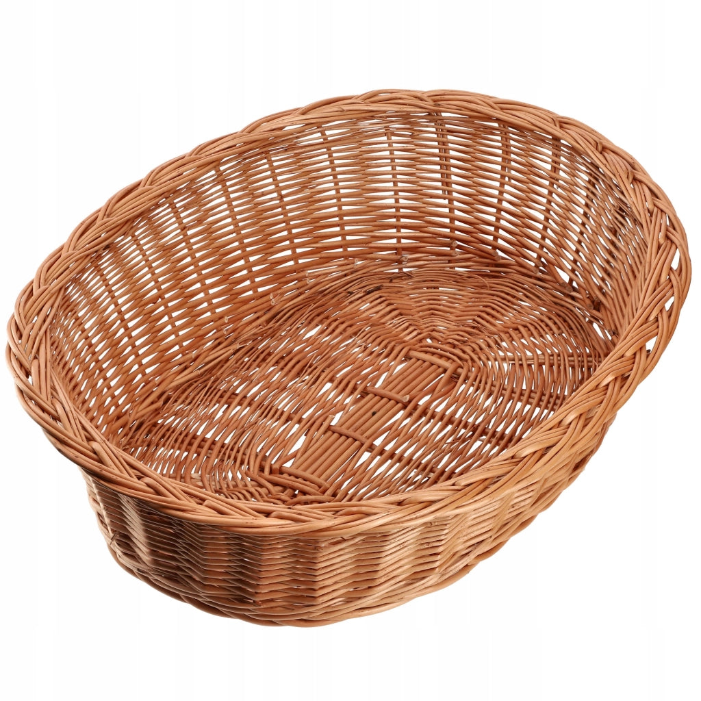 Cuccia per cani e gatti KADAX in vimini naturale, piccola, ecologica, 58 cm S