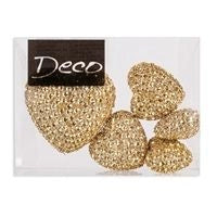 DECO CUORI DIAMANTI ORO