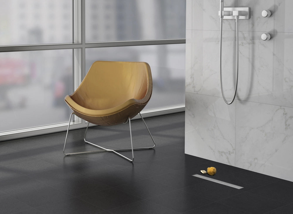 Canalina modulare a filo pavimento Modular Lineardrain In-Tile Aisi 304 Ferplast Taglia: 4x60cm. ø 40mm.