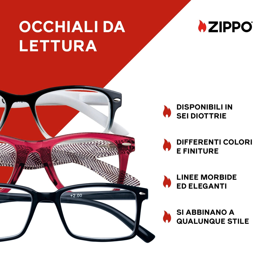 Occhiali per Lettura + 1,50 Zippo B25 Blu
