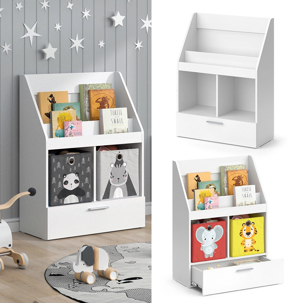 Vicco Libreria bambini Bianco 72 x 96.2 cm con cassetto