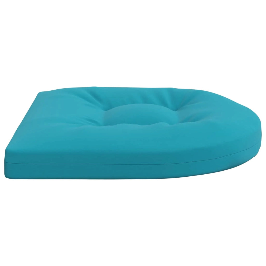 Cuscini per Sedia in 4 Pezzi 4 pz 100% Poliestere Turchese 945308