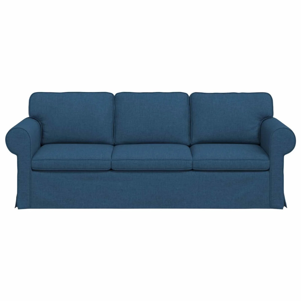 Divano Blu 215 x 82 x 80 cm Tessuto 42024319