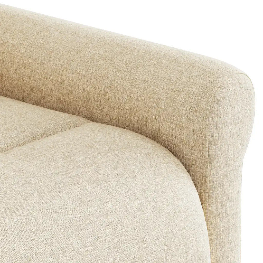 Poltrona Reclinabile in Tessuto Crema 4015664