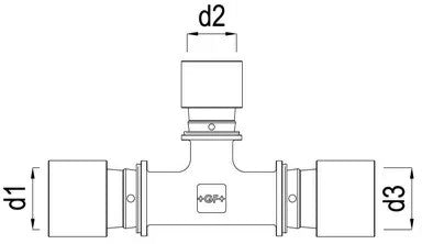 RAC EXPRESS TEE RID.26X26X20 - GEORGE FISCHER