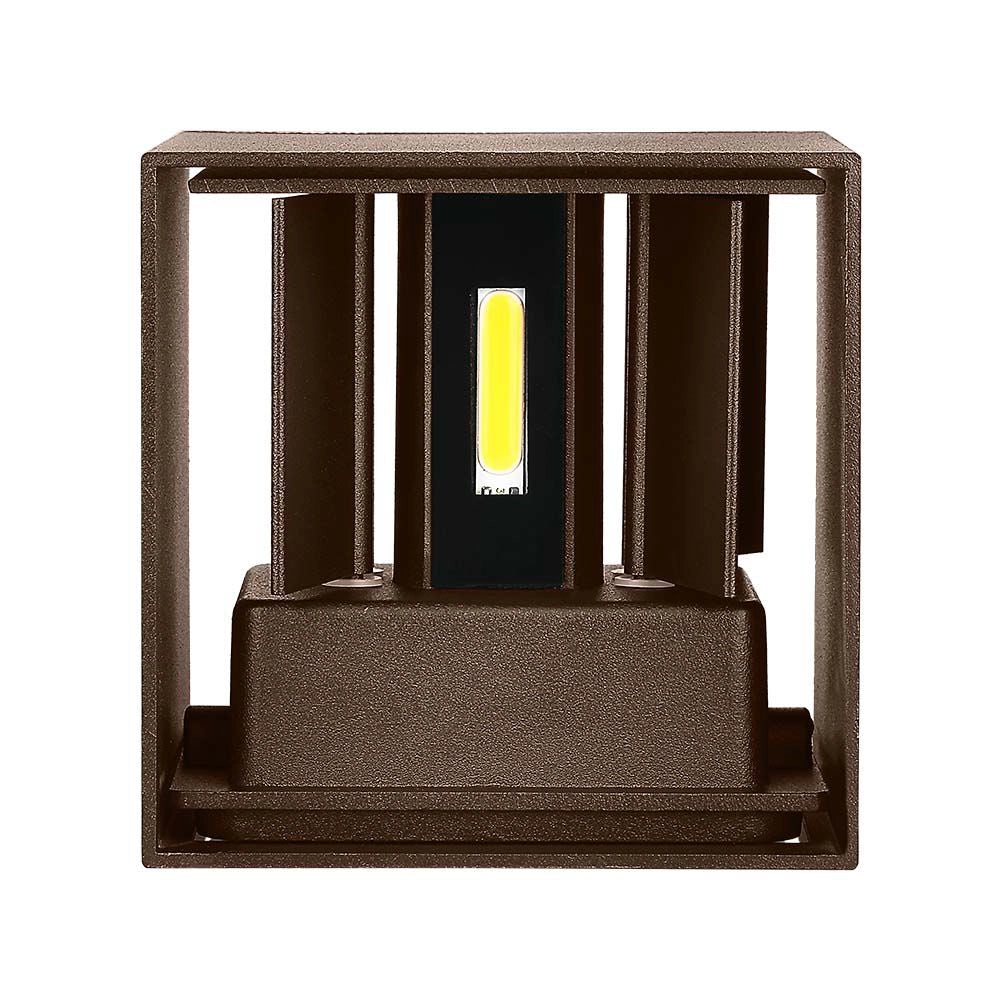 Applique da Parete LED Doppio COB 11W Grigio Dimmerabile 3000K IP65 – V-TAC – VT-759-12-C