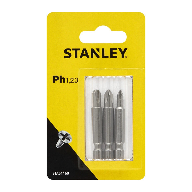 PIRANHA STANLEY STA61160 (X61160)  3 INSERTI MM.48 PH 1-2-3- 1,0 pz
