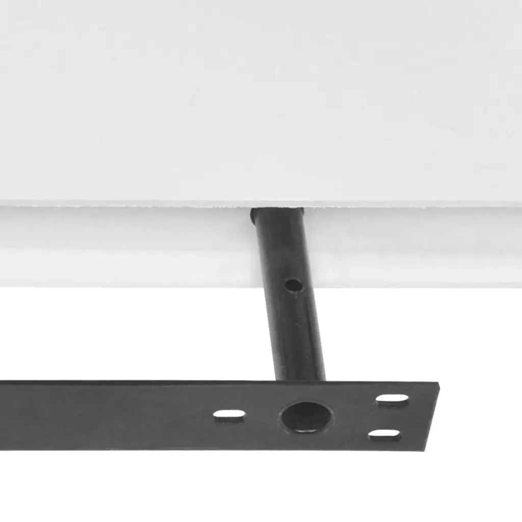 Mensole a Muro Bianche 2 pz in MDF per Libri/DVD 242184