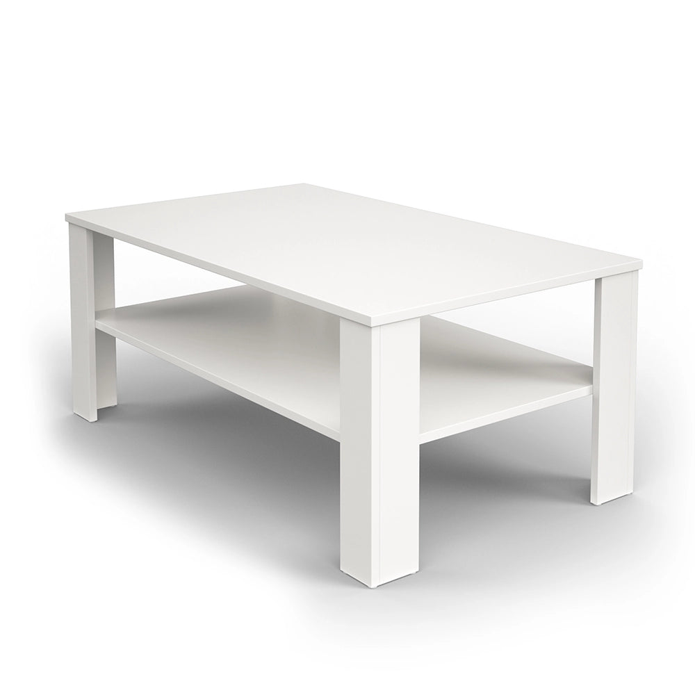 Vicco Tavolino da salotto Bianco 100 x 60 cm