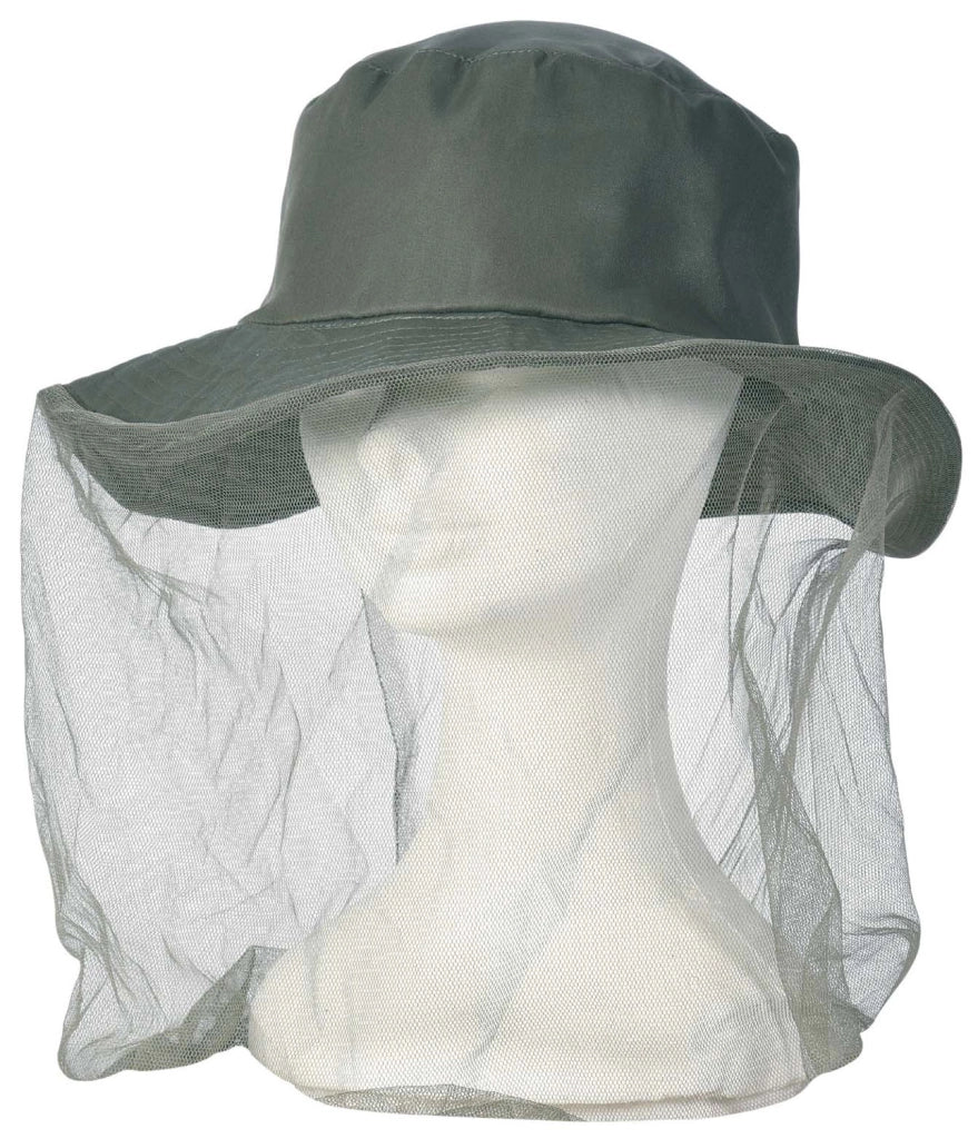 Cappello con Retina Ripara Insetti Modello Safari Verdemax Taglia 58 Verde