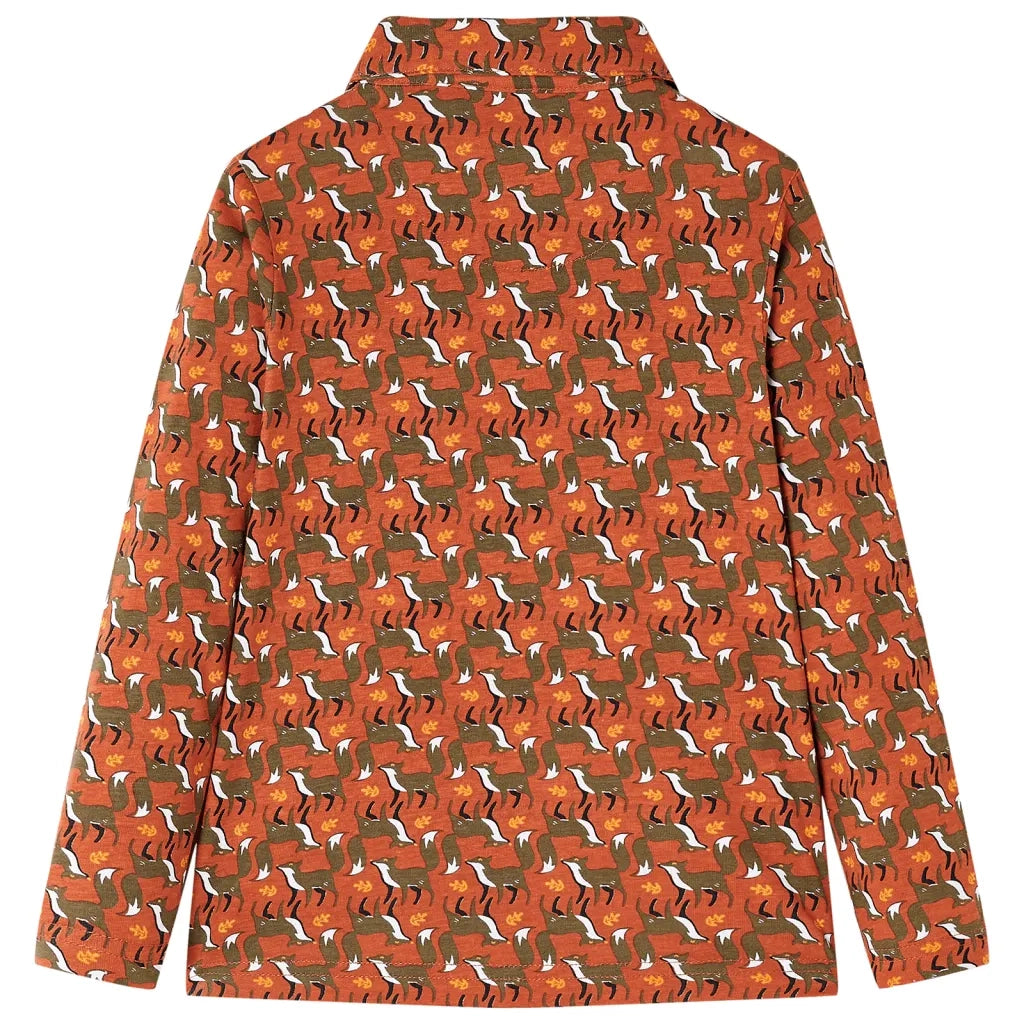 Camicia per Bambini Ruggine Chiaro 92 13344