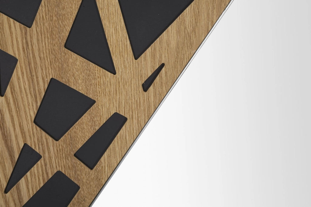 Specchio da Muro Angle 50x1x90 cm in MDF e Specchio Multicolor