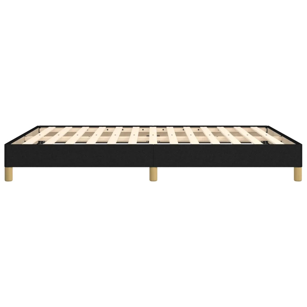 Giroletto senza Materasso Nero 140x200 cm in Tessuto 346820