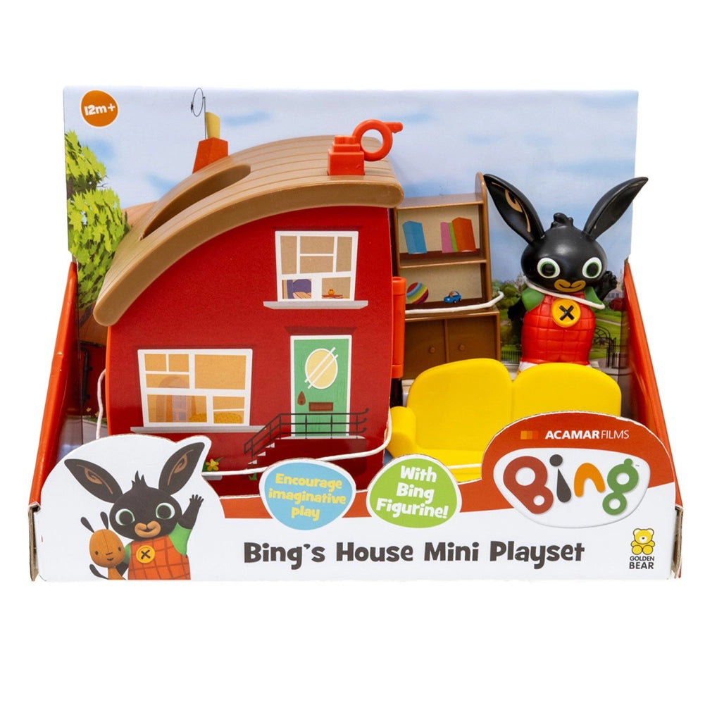 Bing Casa Mini Playset con Accessori e Personaggio Gioco Giocattolo Idea Regalo