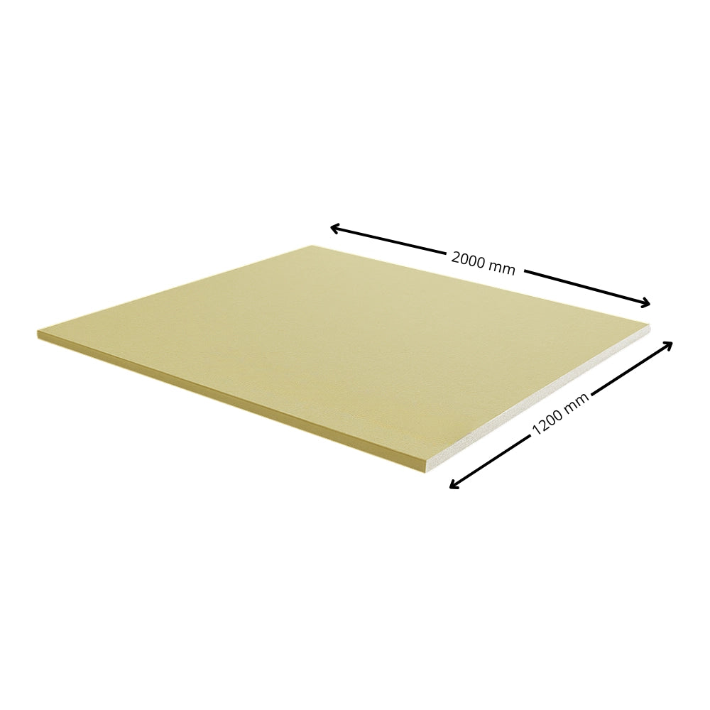 Lastra cartongesso esterni interni umidi sauna 1200x2000 mm confezione 5 pezzi