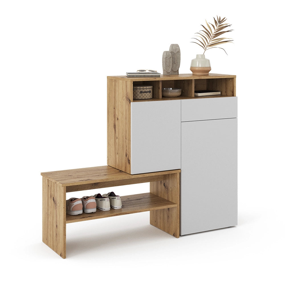 Vicco Mobile porta scarpe Marrone 124.5 x 102 cm