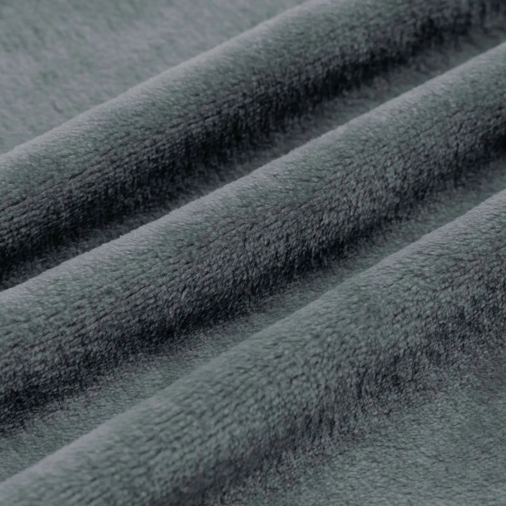 Coperta Grigio scuro 220 x 240 cm Panno 42016767