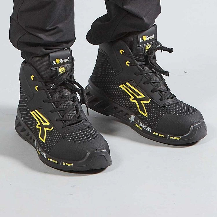 Scarpe Antinfortunistica Alte S3 Src Redleve Joe Colore Nero Misura 40 U