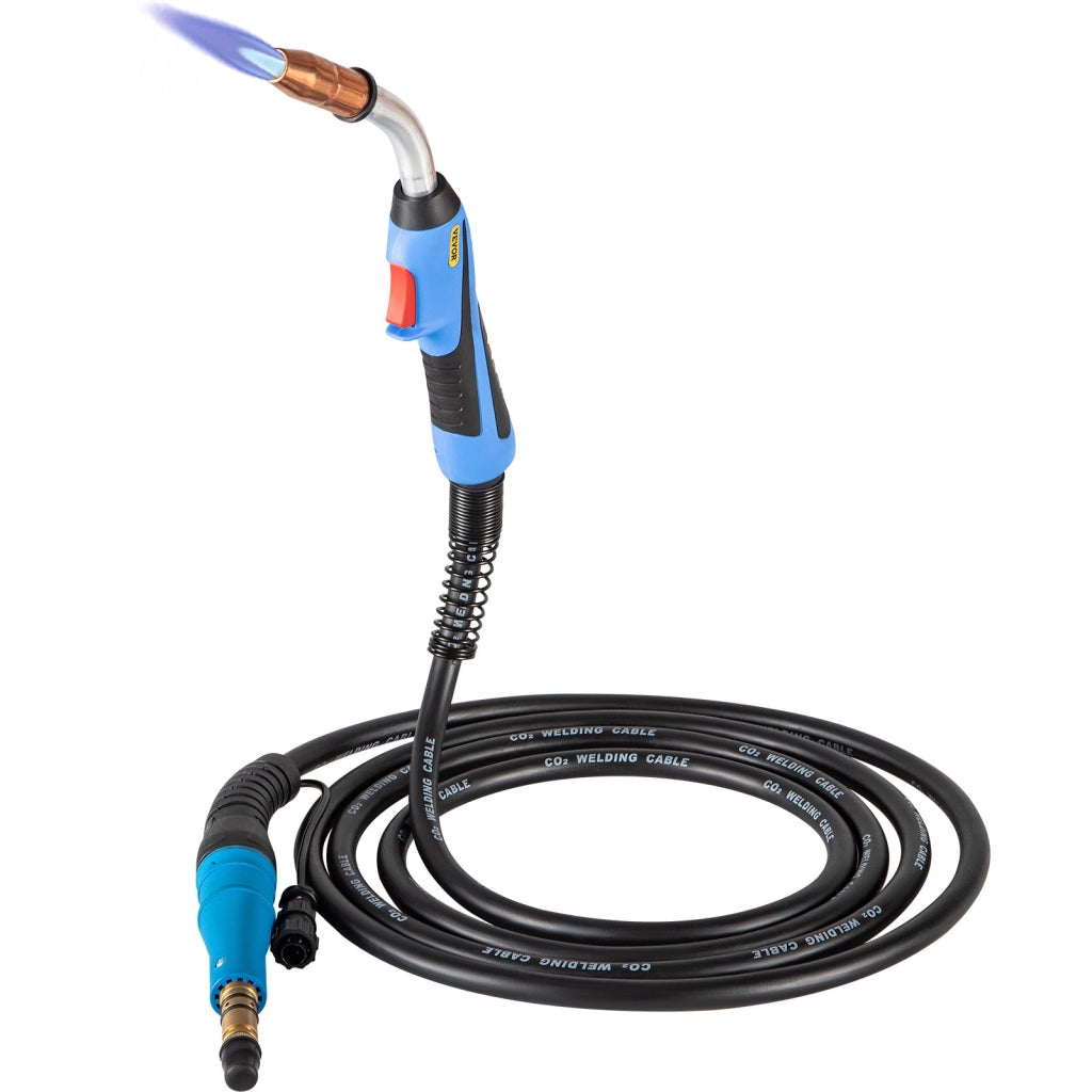Vevor Torcia per Saldatura MIG 250A Cavo Flessibile da 4,6 m Ricambio Robusto per Saldatrice per Officina e Bricolage
