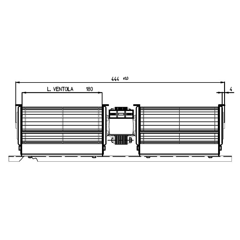 Ricambistufeapellet TANGENZIALE 2x(180x40) TGD60/1 180/20 119509