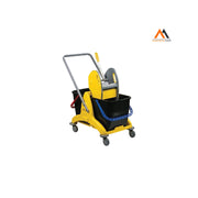 CARRELLO MULTIUSO DOPPIA VASCA 2 vasche da 25 lt ciascuna
