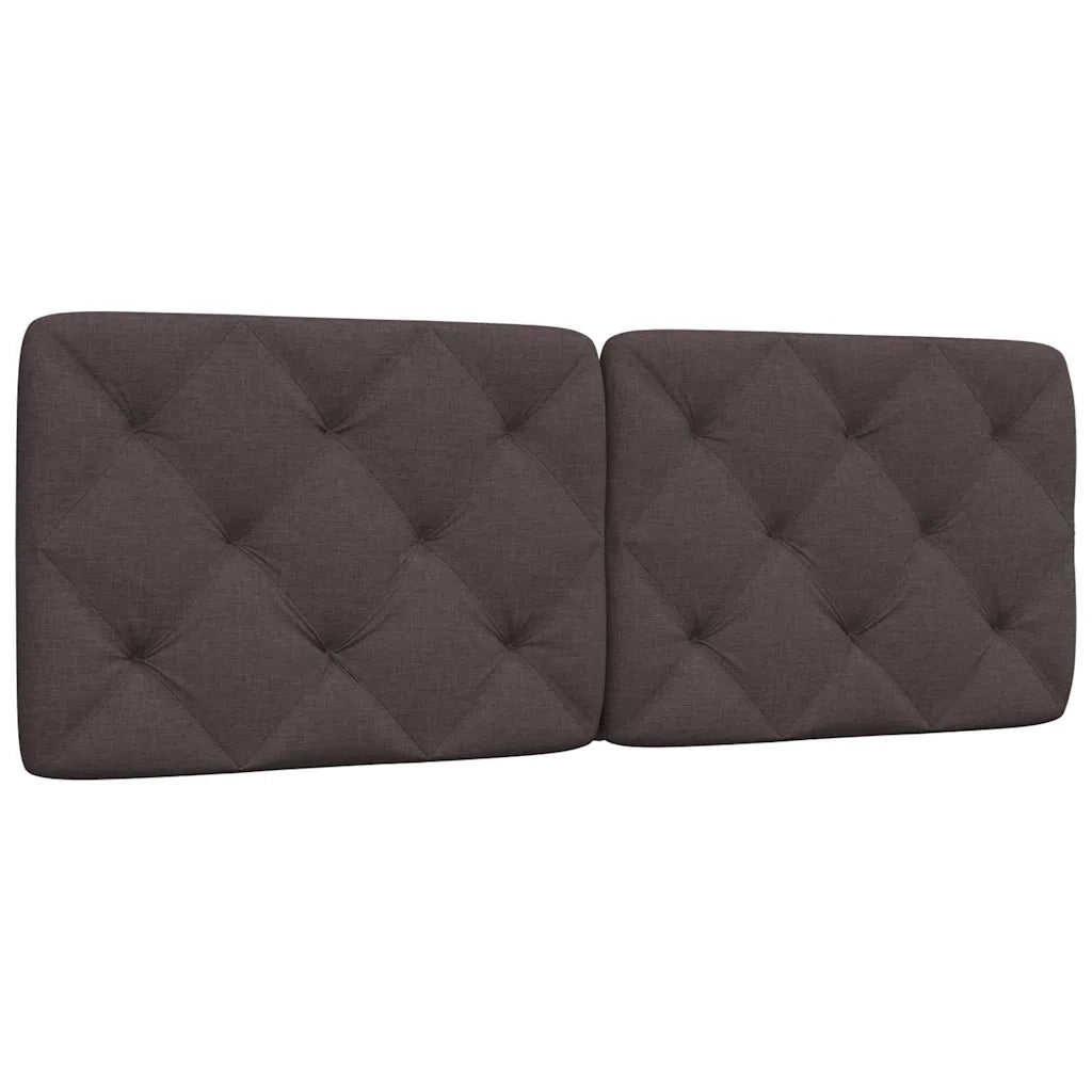 Cuscino Testiera Marrone Scuro 140 cm in Tessuto 4019222
