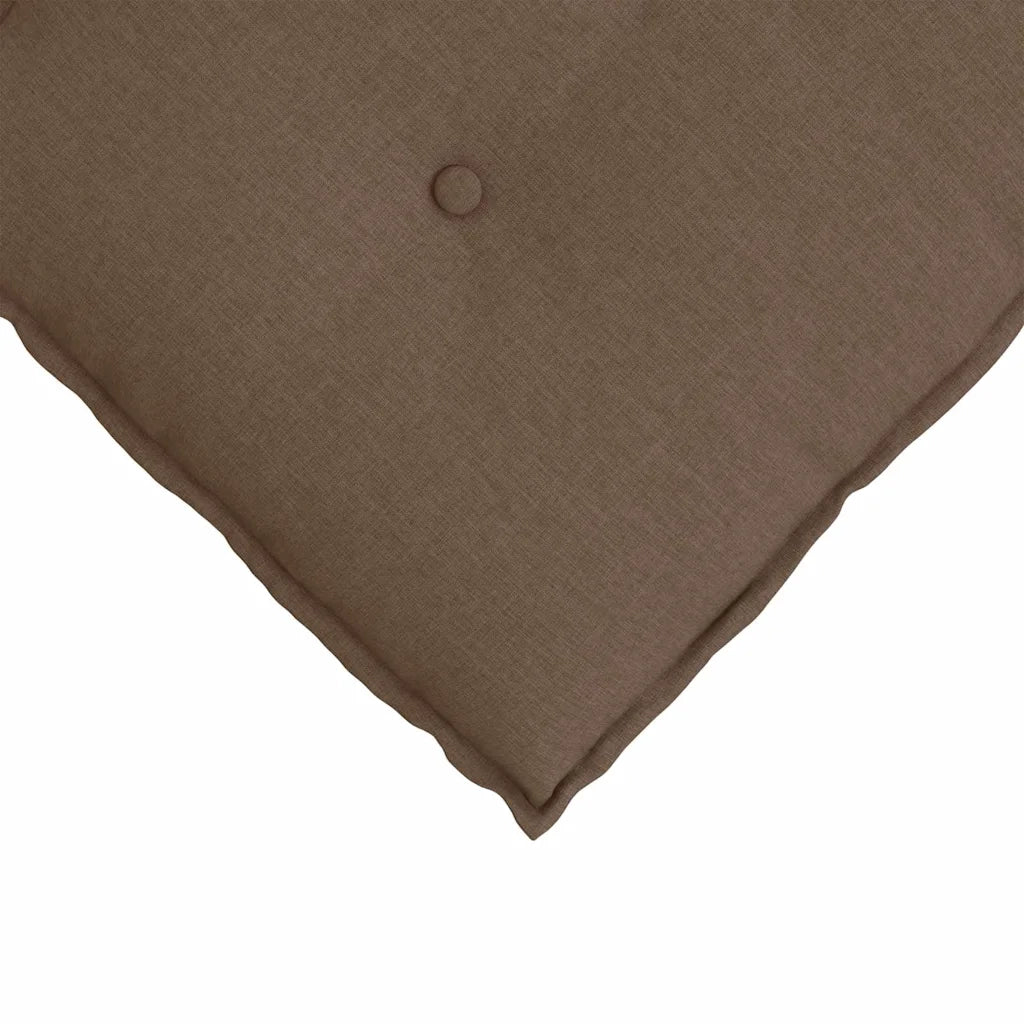 Cuscino per Schiena Marrone 60 x 19 x 50 cm Tessuto 42014662