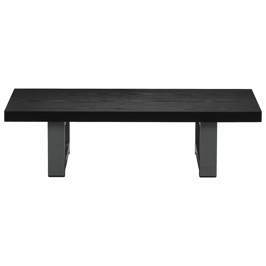 Set Mobili da Bagno 2 pz Ceramica Nero 279338
