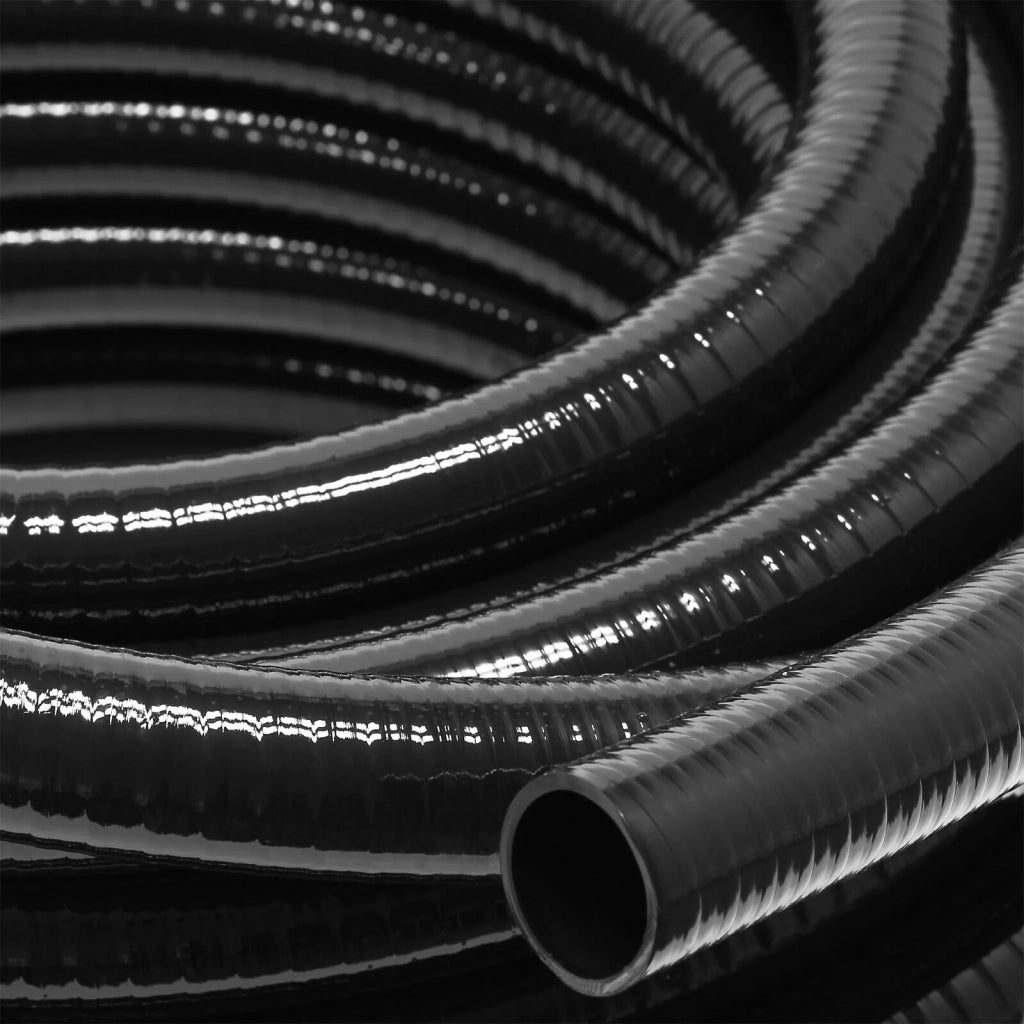 Tubo flessibile di pressione da 25 m diametro 38 mm 550 g/m pompa per laghetto nera 16_0001608