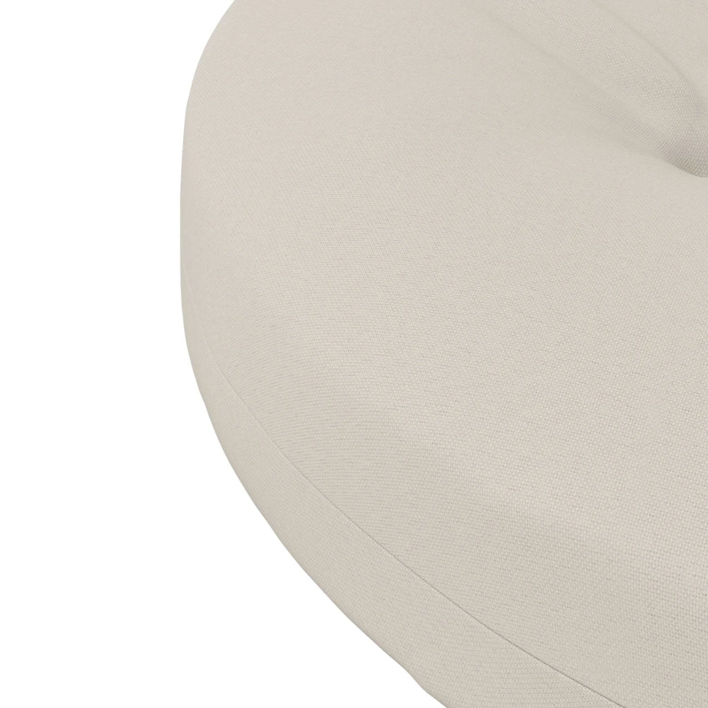 Cuscini per Sedia in 4 Pezzi 4 pz 100% Poliestere Bianco 945284