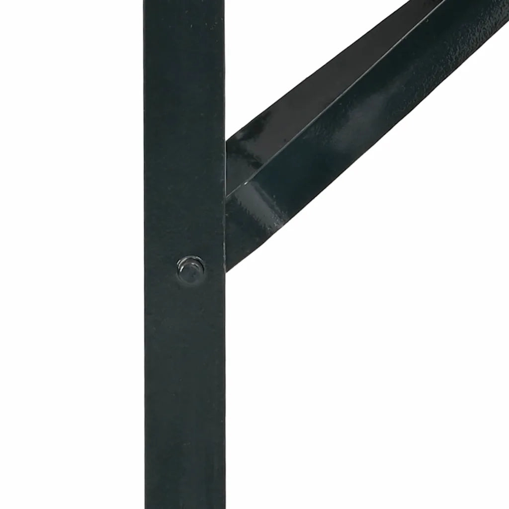 Gambe per Panca da Birra Nero Acciaio verniciato a polvere 42001775