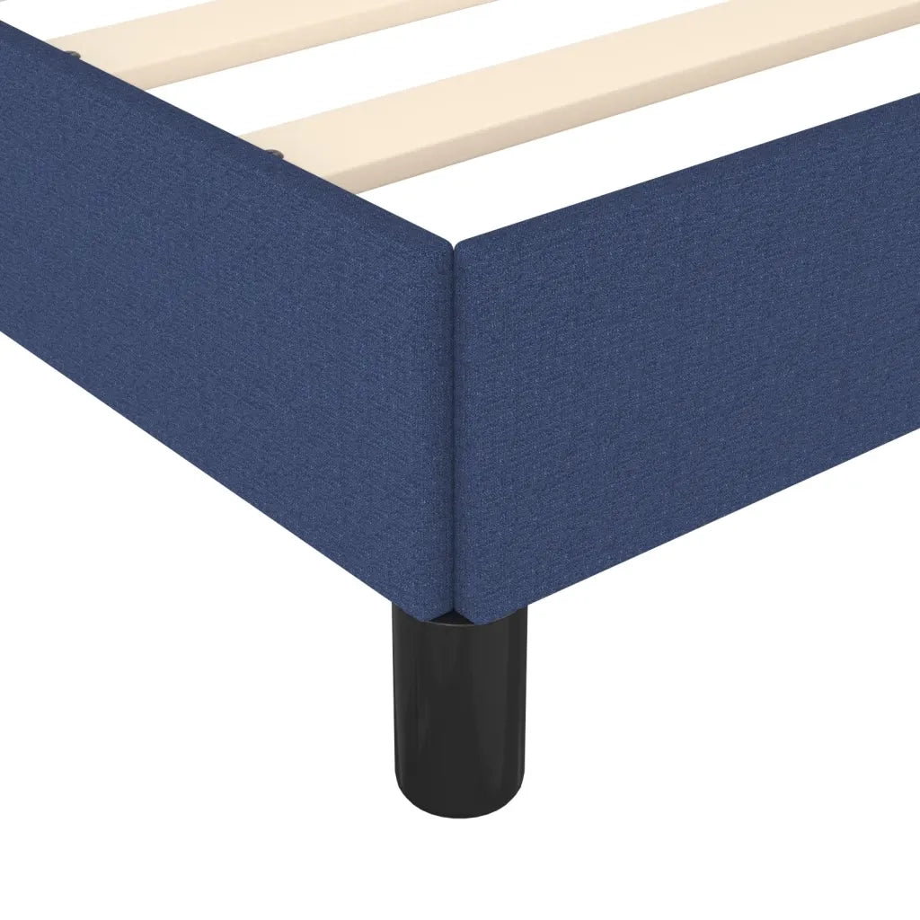 Giroletto senza Materasso Blu 140x190 cm in Tessuto 346718