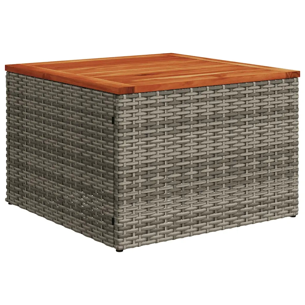 Set Divani da Giardino 13 pz con Cuscini Grigio in Polyrattan 3255872