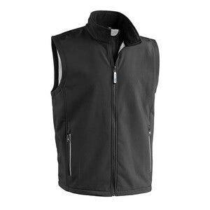 GILET PONENTE SOFTSHELL NERO/SILVER TG.  L- SOTTOZERO- 1,0 pz