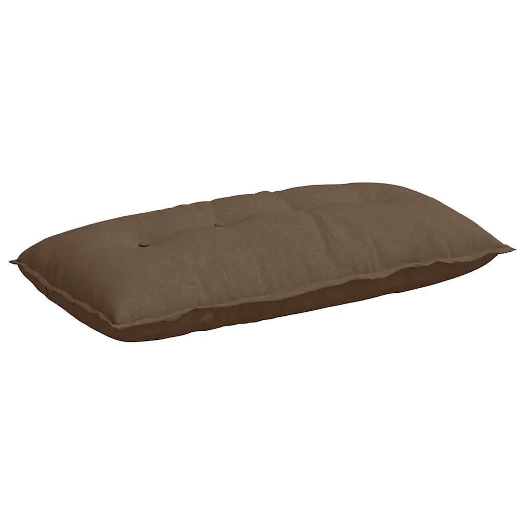Cuscino per Schiena Marrone 100 x 19 x 50 cm Tessuto 42014748