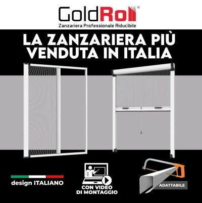 Zanzariera a Rullo Riducibile 140 x 160 Bianco 9010