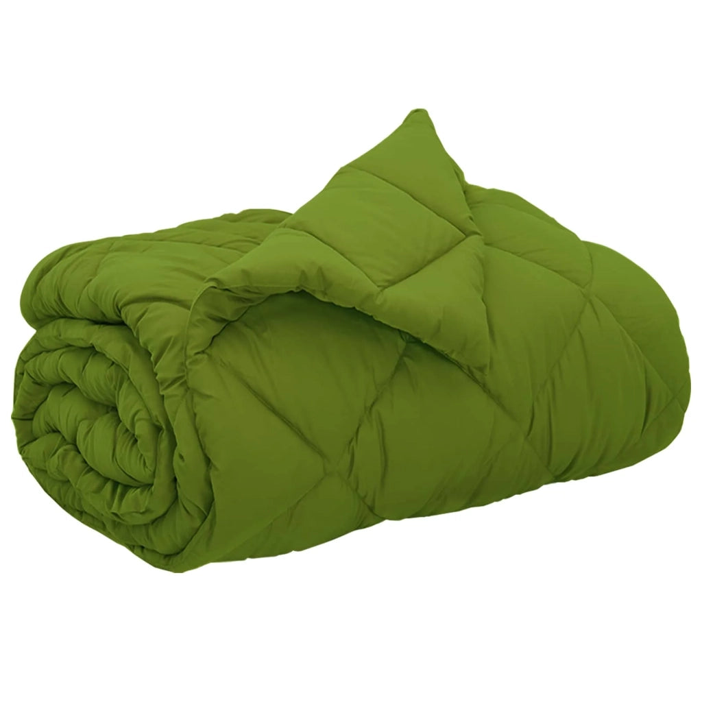Piumone Completo Annuale Verde 200 x 240 cm Microfibra 42025552