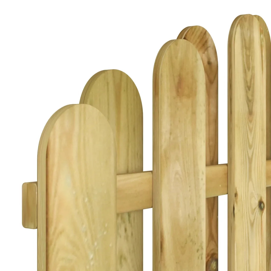 Cancello da Giardino in Legno di Pino Impregnato 100x150 cm 45329