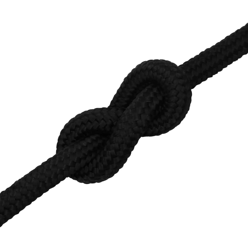 Corda multiuso 20 mm 25 m Nero Poliestere 3473386
