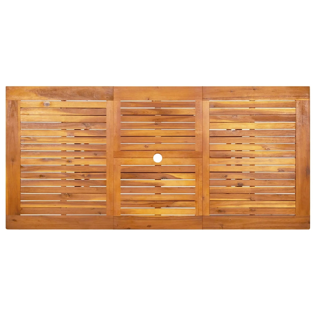 Set da pranzo da esterno con ombrellone 6 pz 3438531