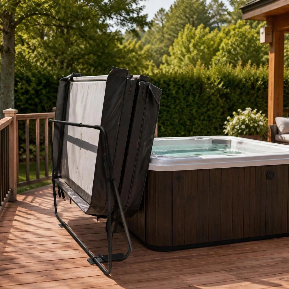 Hot Tub Cover Lifter, Spa Cover Lifter, Height 80-105 Cm, Width 135-235 Cm, Adjustable Hot Tub Cover Lifting Device, Cover Lifter For Bathtubs, Hot Tubs, Spas
