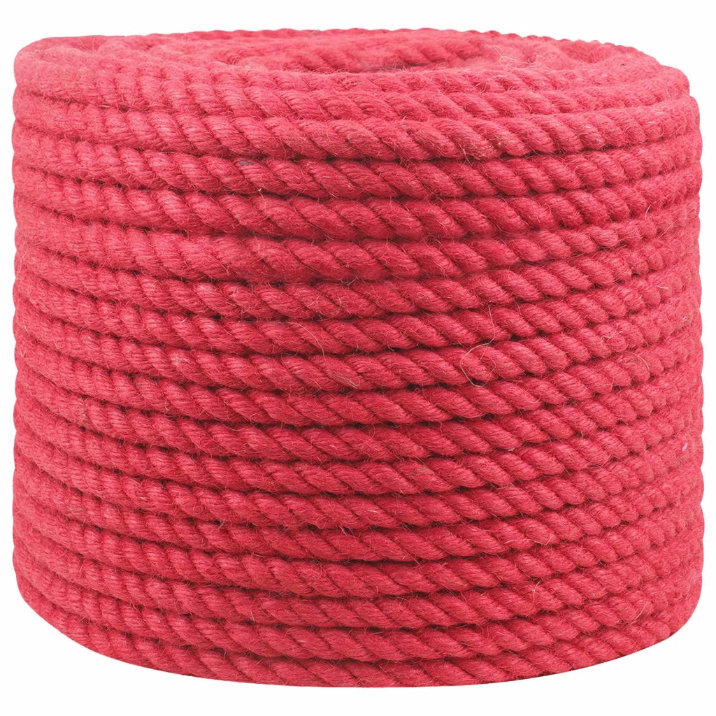 Corda di Juta 10 mm Rosso 100% juta Tossa 42011714