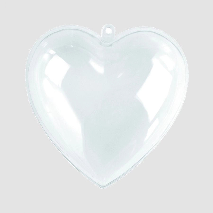 Cuore plastica div. 6 cm.